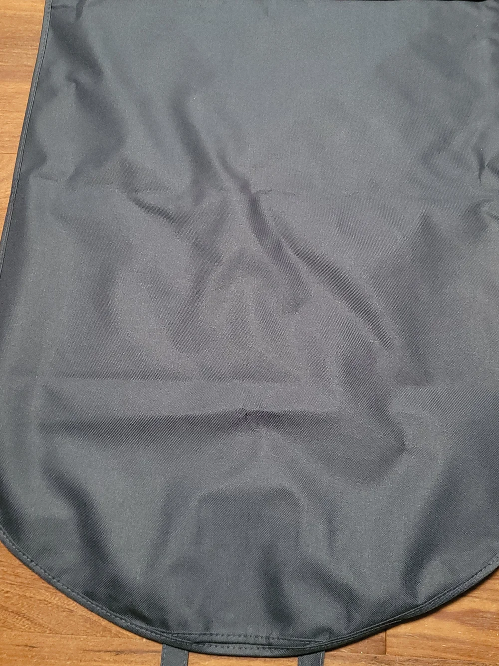 Ralph Lauren Garment Bag Empty Travel Storage Canvas Blue Gold Spell Out Logo